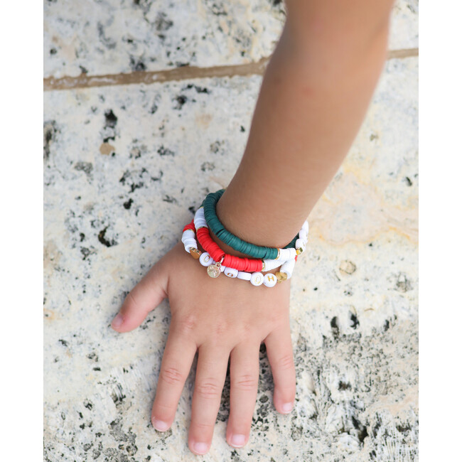 Holiday Bracelet Bundle, Red, Green, White - Bracelets - 2