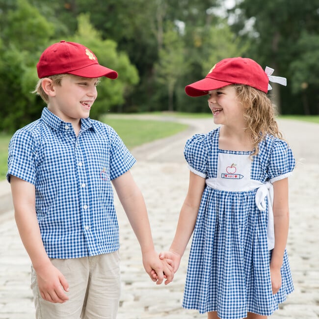Gingerbread Baseball Hat, Red - Hats - 3