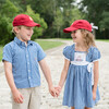 Gingerbread Baseball Hat, Red - Hats - 3