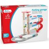 New Classic Toys Parking Garage with Track and 3 Cars, Educational Wooden Toys for 3y+ - Woodens - 3