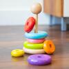 New Classic Toys Rainbow Stacking Toy, Educational Wooden Toys for 2y+ - Stackers - 2