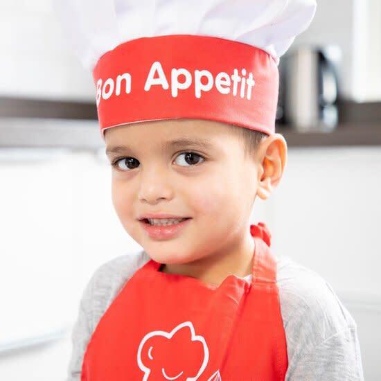 New Classic Toys Apron - Red, Pretend Play for Kid's Cooking, Pre-school Toy, 3y+ - Role Play Toys - 2