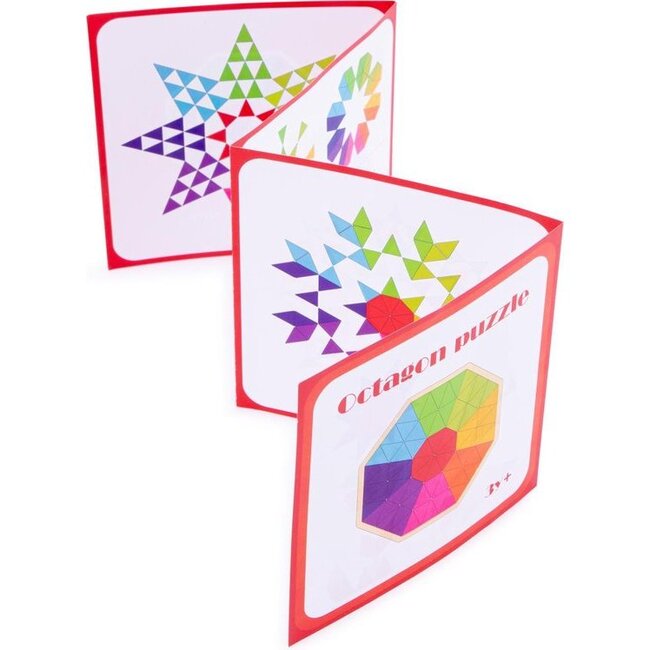 New Classic Toys Octagon Puzzle, Educational Wooden Toys for 3y+ - Puzzles - 3