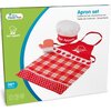 New Classic Toys Apron - Red, Pretend Play for Kid's Cooking, Pre-school Toy, 3y+ - Role Play Toys - 3