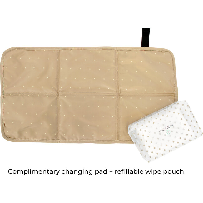 Diaper Clutch Crossbody, Taupe - Diaper Bags - 6