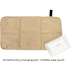 Diaper Clutch Crossbody, Taupe - Diaper Bags - 6