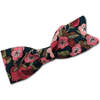 Liberty of London Petal Bow, Navy & Pink Floral - Bows - 1 - thumbnail