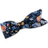 Liberty of London Petal Bow, Blue & Orange Floral - Bows - 1 - thumbnail