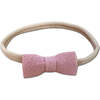 Itty Bitty Bow Baby Headband, Rose - Bows - 1 - thumbnail