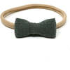 Itty Bitty Bow Baby Headband, Olive - Bows - 1 - thumbnail