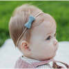Liberty of London Itty Bitty Bow Baby Headband, Magenta Floral - Bows - 3