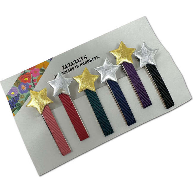 Star Clips Bundle Set, Darks - Hair Accessories - 4