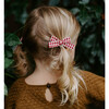 Skinny Ribbon Pigtail Bows, Cinnamon - Bows - 2
