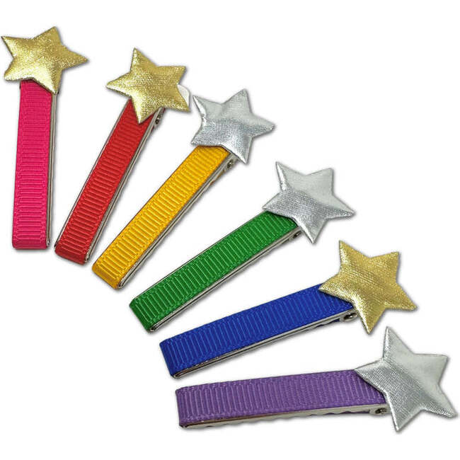 Star Clips Bundle Set, Brights - Hair Accessories - 4