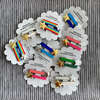 Star Clips, Ivory - Hair Accessories - 3