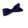 Petal Bow, Navy - Bows - 1 - thumbnail