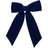 Big Velvet Bow, Navy - Bows - 1 - thumbnail