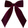 Big Velvet Bow, Burgundy - Bows - 1 - thumbnail