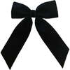Big Velvet Bow, Black - Bows - 1 - thumbnail
