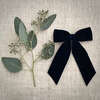Big Velvet Bow, Navy - Bows - 3