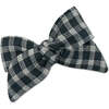 Baby Tied Bow, Blue Check - Bows - 1 - thumbnail