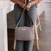 Diaper Clutch Crossbody, Taupe - Diaper Bags - 2