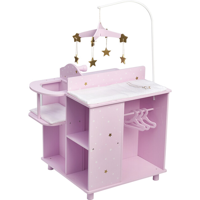 Twinkle Stars 4-in-1 Baby Doll Nursery & Changing Station, Purple