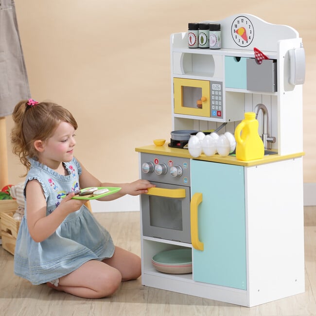 Teamson Kids Little Chef Florence Classic Wooden Play Kitchen - Play Kitchens - 2