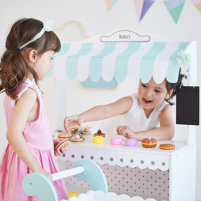 Teamson Kids My Dream Bakery Shop and Pastry Cart Wooden Play Set - Play Kitchens - 4