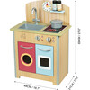 Teamson Kids Little Chef Porto Classic Wooden Play Kitchen - Play Kitchens - 3