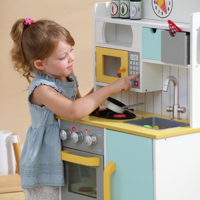 Teamson Kids Little Chef Florence Classic Wooden Play Kitchen - Play Kitchens - 5