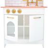 Teamson Kids Little Chef Boston Wooden Play Kitchen, White/Gold - Play Kitchens - 6