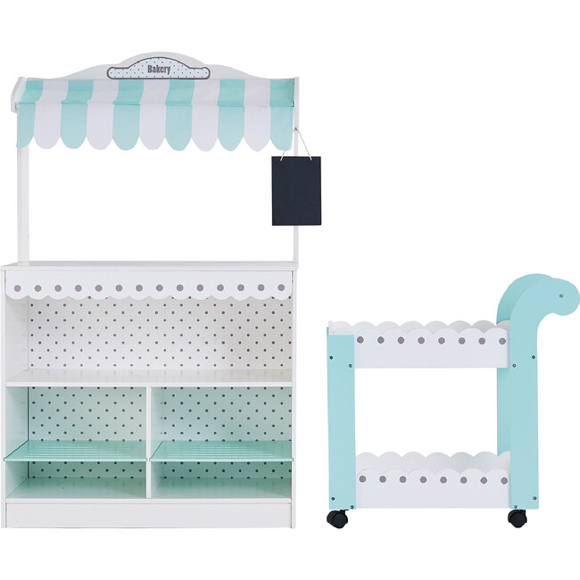 Teamson Kids My Dream Bakery Shop and Pastry Cart Wooden Play Set - Play Kitchens - 7