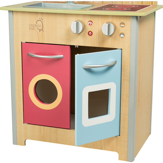 Teamson Kids Little Chef Porto Classic Wooden Play Kitchen - Play Kitchens - 6