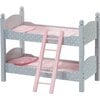 Olivia's Little World 18" Doll Wooden Convertible Bunk Bed, Gray - Doll Accessories - 1 - thumbnail