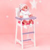 Olivia's Little World Wooden Baby Doll High Chair, White - Doll Accessories - 5