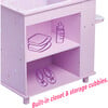 Twinkle Stars 4-in-1 Baby Doll Nursery & Changing Station, Purple - Doll Accessories - 8