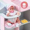 Olivia's Little World Wooden Doll Changing Station, Gray/Pink - Doll Accessories - 3