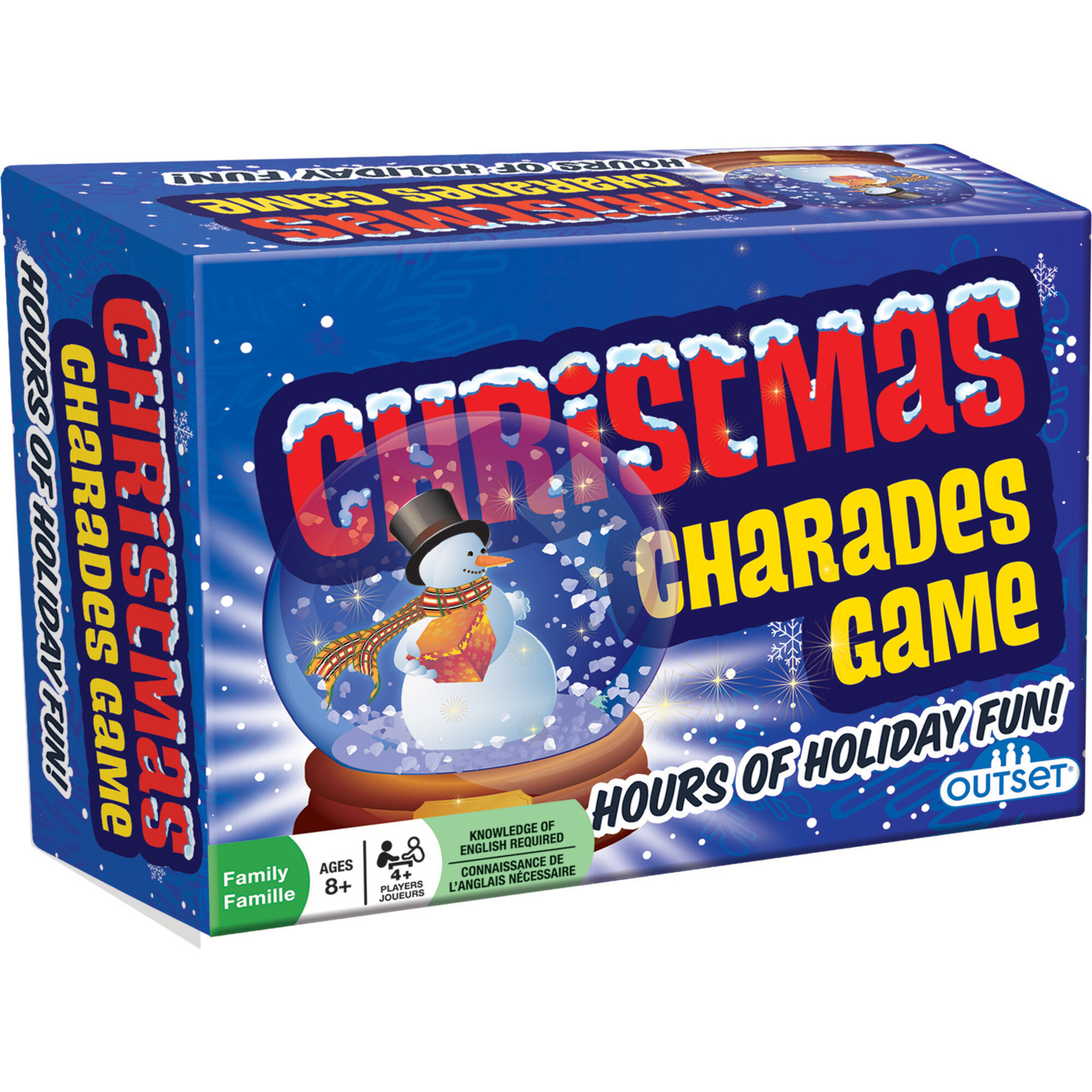 Christmas Charades Game - Outset Media, Holiday Family Game, Features 300 Charades - Board Games - 1