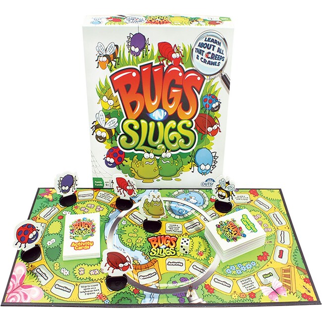 Outset Media Bugs 'N' Slugs Kids Board Game - Board Games - 2