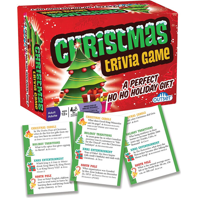 Outset Media Christmas Trivia Game - Board Games - 2