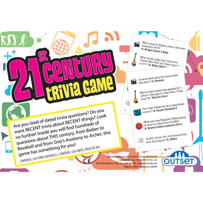 Outset Media 21st Century Trivia Game - Board Games - 3