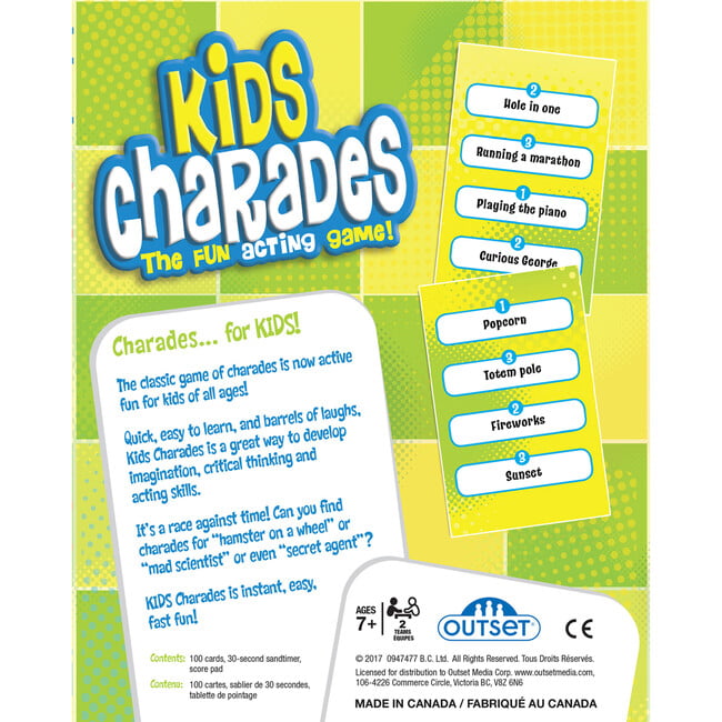 Kids Charades Party Game for Young Children - Board Games - 3