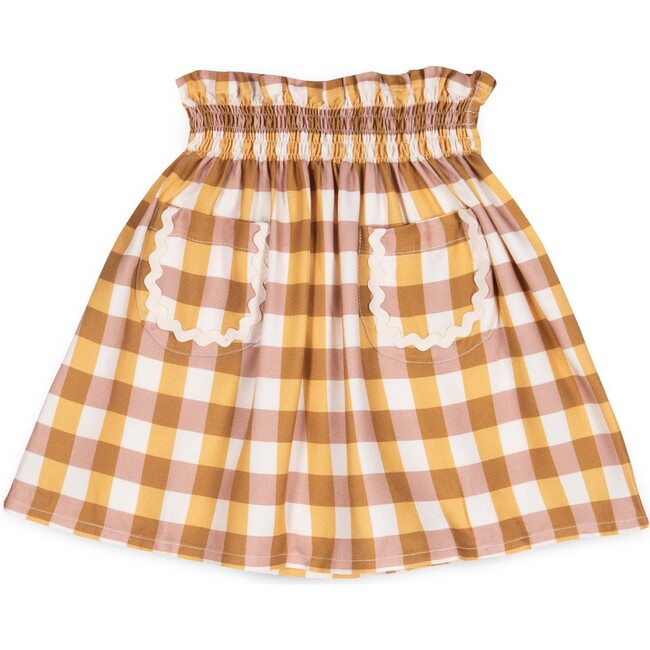Bianca Vichy Skirt, Mustard