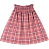 Bella Tartan Skirt, Pink - Skirts - 1 - thumbnail