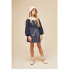 Gala Collared Knit Sweater, Blue - Sweaters - 4