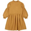 Émilie Muslin Dress, Mustard - Dresses - 1 - thumbnail