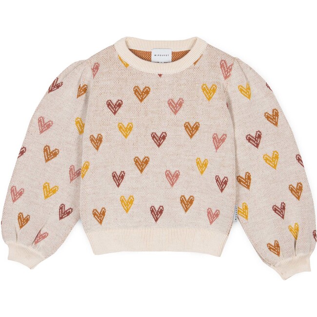Love Wool Knit Sweater, Cream