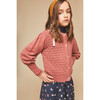 Louise Openwork Wool Cardigan, Pink - Cardigans - 4