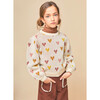 Love Wool Knit Sweater, Cream - Sweaters - 3